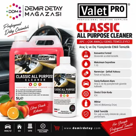 ValetPRO Classic APC Genel Temizleyici 500 ml