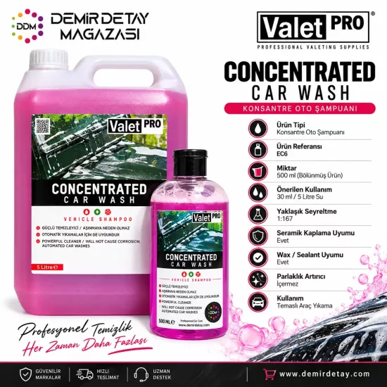 ValetPRO Concentrated Car Wash Şampuan 500 ml