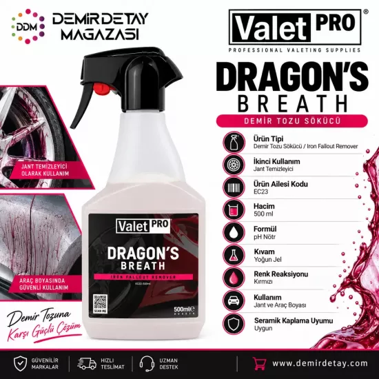 ValetPRO Dragon’s Breath Demir Tozu Sökücü 500 ml