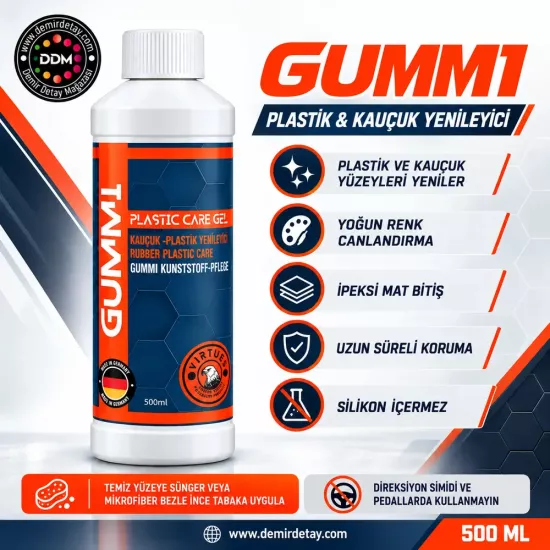 Gummi Plastik ve Kauçuk Yenileyici Jel 500 ml
