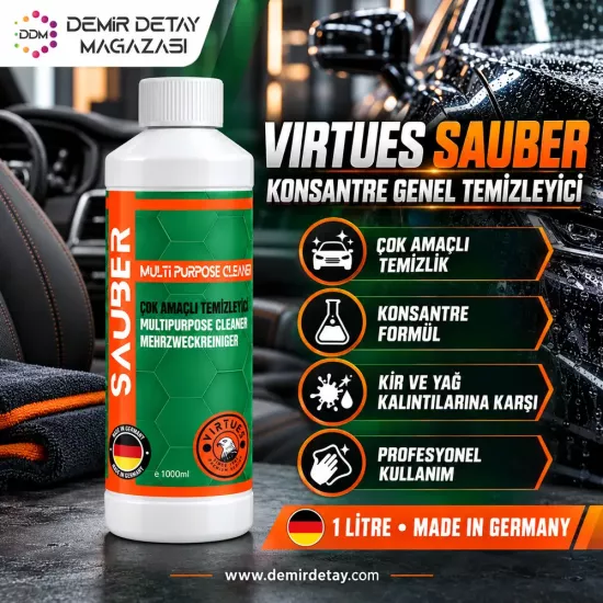 Virtues Sauber Konsantre Genel Temizleyici 1 Litre