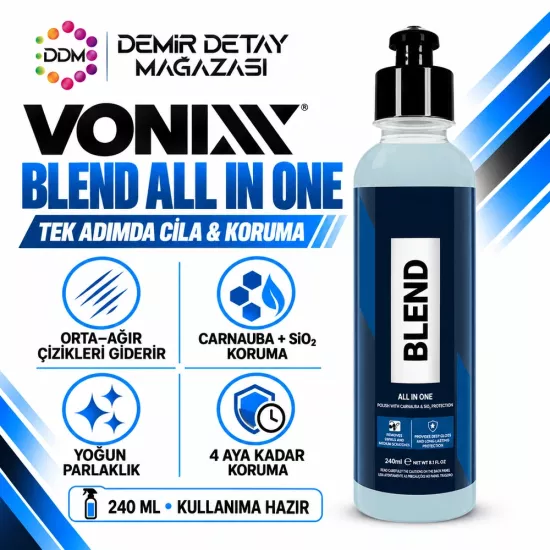 Vonixx Blend All In One 240 ml Tek Adım Pasta Cila