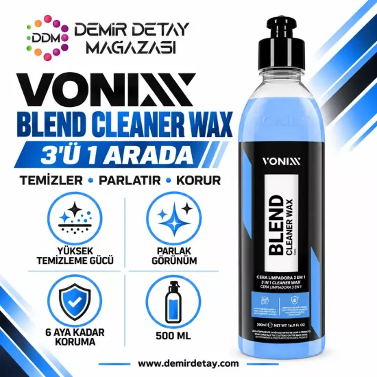 Vonixx Blend Cleaner Wax 500 ml | 3’ü 1 Arada Cila