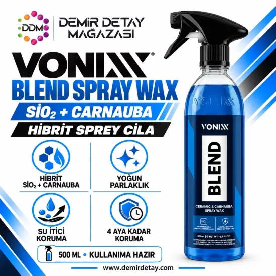 Vonixx Blend Spray Wax 500 ml | Hibrit Sprey Cila