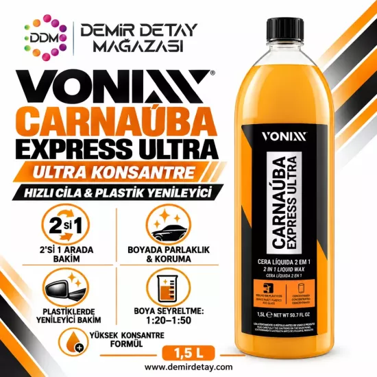 Vonixx Carnauba Express Ultra 1,5 L Konsantre Cila