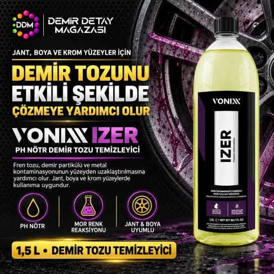 Vonixx Izer 1,5 L | pH Nötr Demir Tozu Temizleyici