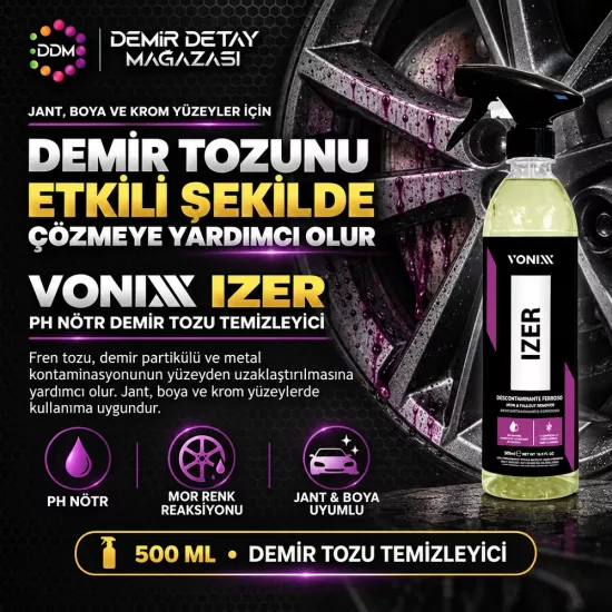 Vonixx Izer 500 ML pH Nötr Demir Tozu Temizleyici