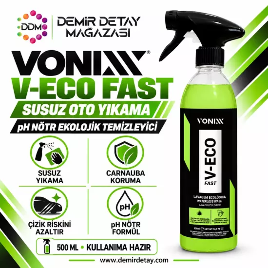 Vonixx V-Eco Fast 500 ml | Susuz Oto Yıkama