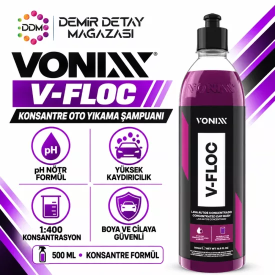 Vonixx V-Floc 500 ml | pH Nötr Oto Şampuanı