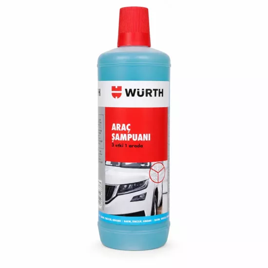 Würth 3 Etkili Araç Şampuanı 1 L | Demir Detay