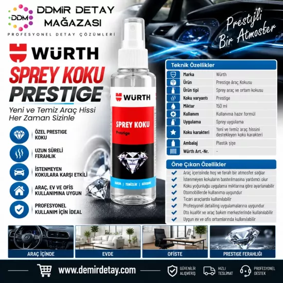 Würth Prestige Araç Kokusu 150 ml