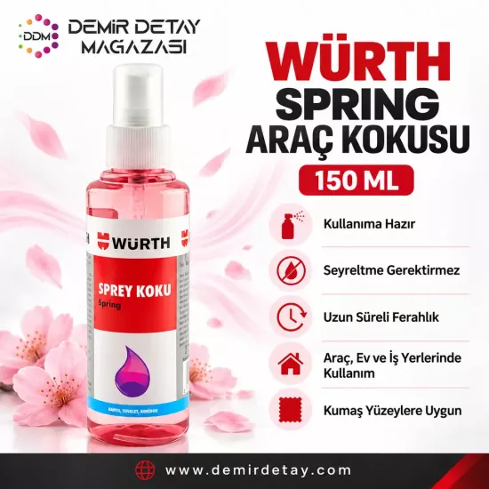 Würth Spring Araç Kokusu 150 ml | Sprey Koku