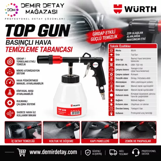 Würth Top Gun Temizleme Tabancası | 0891703140