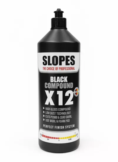 Slopes X3SLOPES X12 SİYAH TEK ADIM PASTA 1LT SİYAH RENKLER İÇİN ÖZEL PASTA