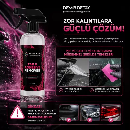DDM Tar Remover 500 ml | Zift Katran ve Yapışkan Kalıntısı Temizleyici