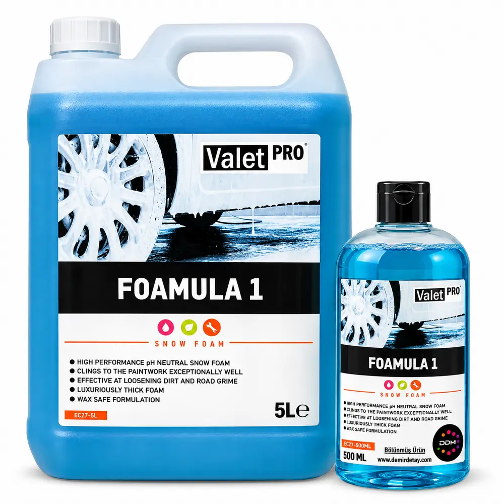 ValetPRO Foamula 1 pH Nötr Snow Foam Ön Yıkama Köpüğü 500 ml – Bölünmüş Ürün