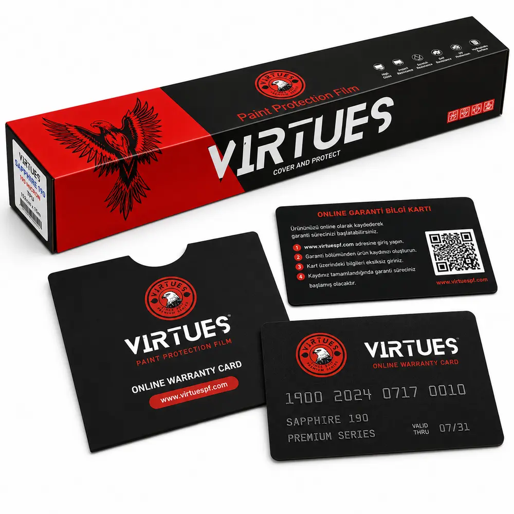 Virtues Sapphire 190 Boya Koruma Filmi %100 TPU 152 cm x 15 Metre