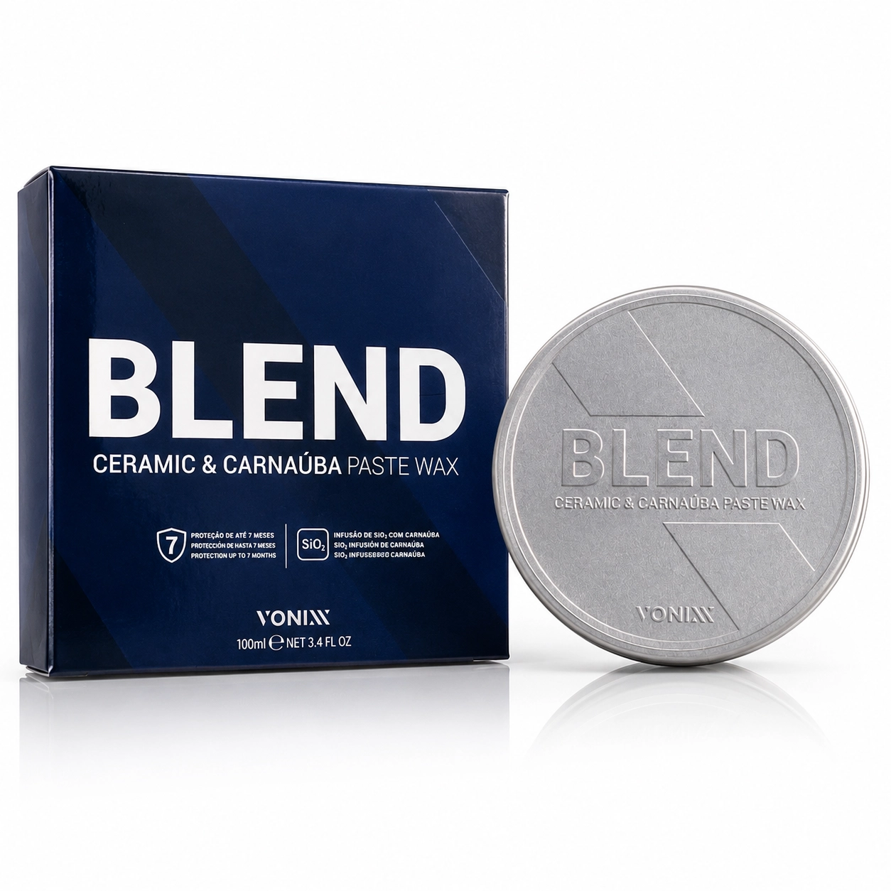 Vonixx Blend SiO2 Seramikli Carnauba Wax 100 ml + Uygulama Aplikatörü