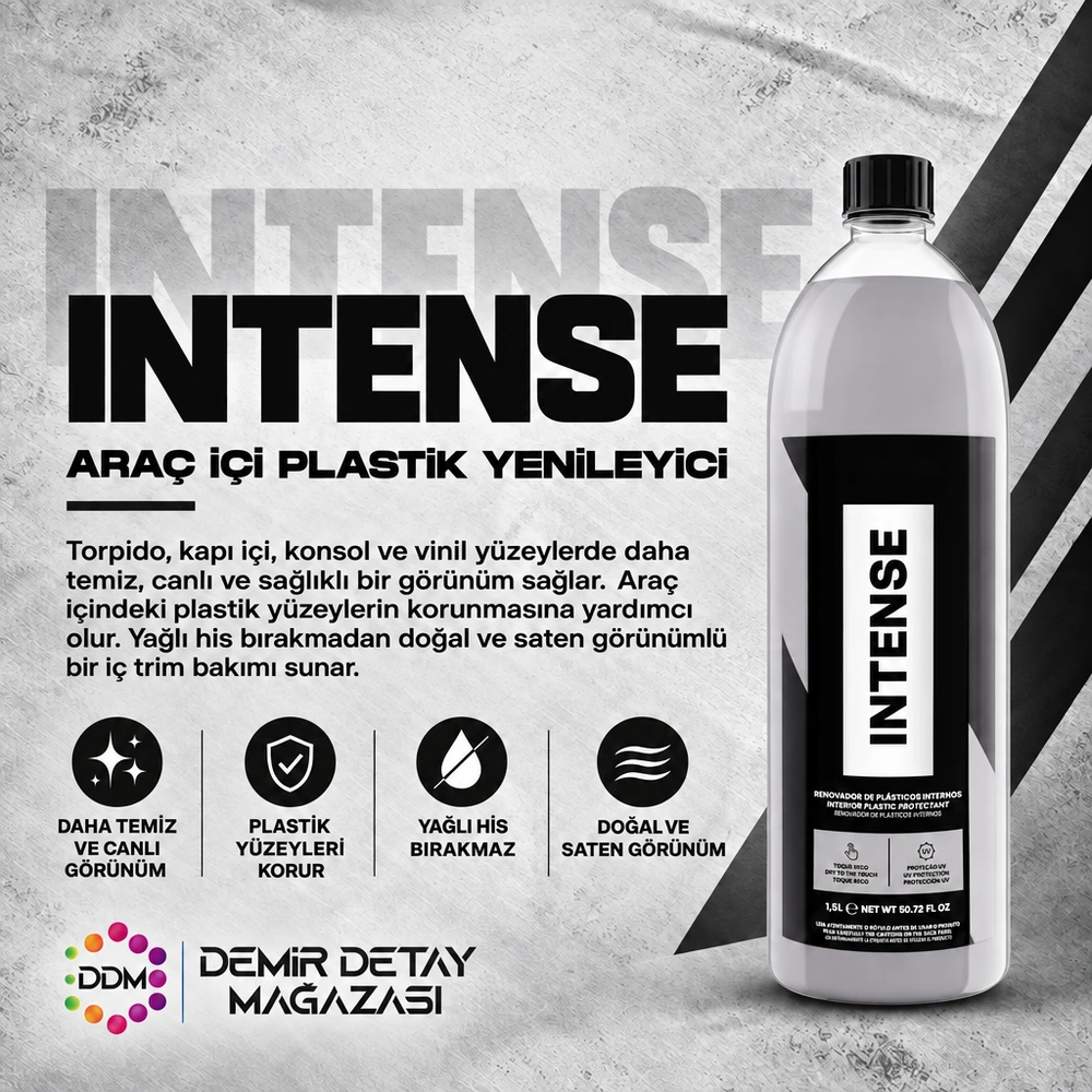 Vonixx Intense İç Plastik Yenileyici – UV Korumalı 6 Ay Dayanım – 1,5 L