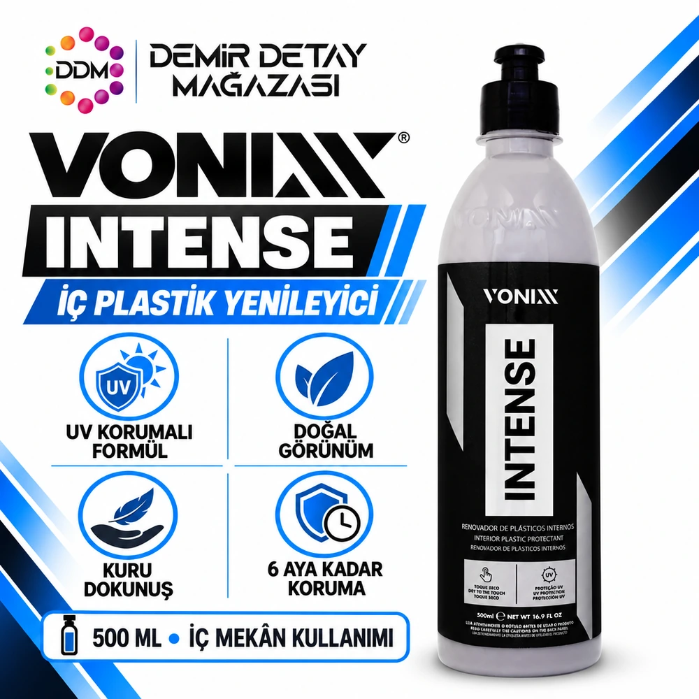 Vonixx Intense İç Plastik Yenileyici – UV Korumalı 6 Ay Dayanım – 500 ml