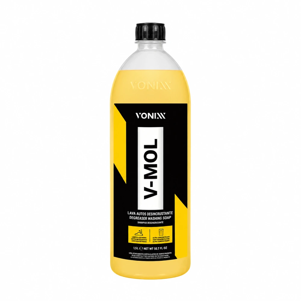 Vonixx V-MOL Konsantre Alkali Oto Şampuanı – Çamur ve Yağ Sökücü – 1,5 L