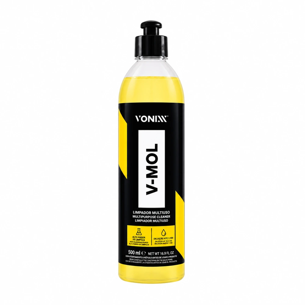 Vonixx V-MOL Güçlü Alkali Oto Şampuanı – Çamur & Yağ Sökücü Ağır Kir Temizleyici – 500 ML