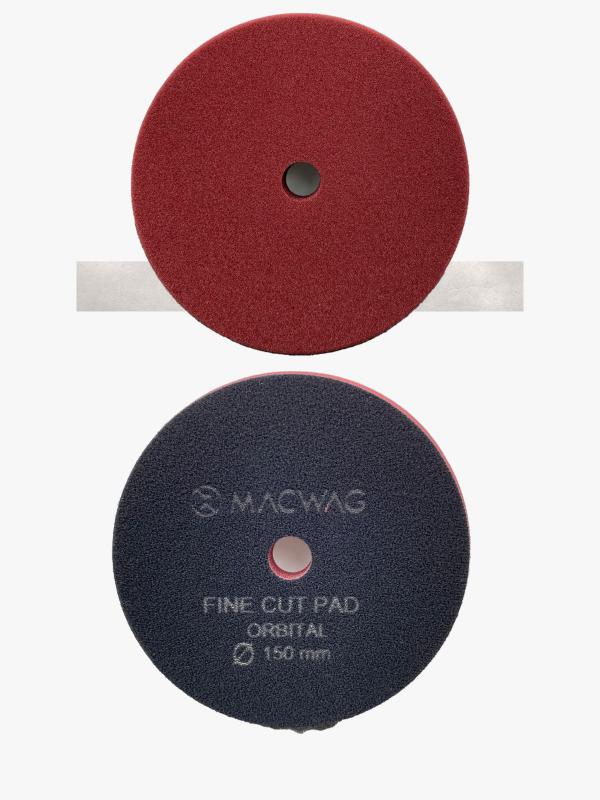 MacWag Orbital 150 mm Bordo Ara Kat İnce Pasta Süngeri