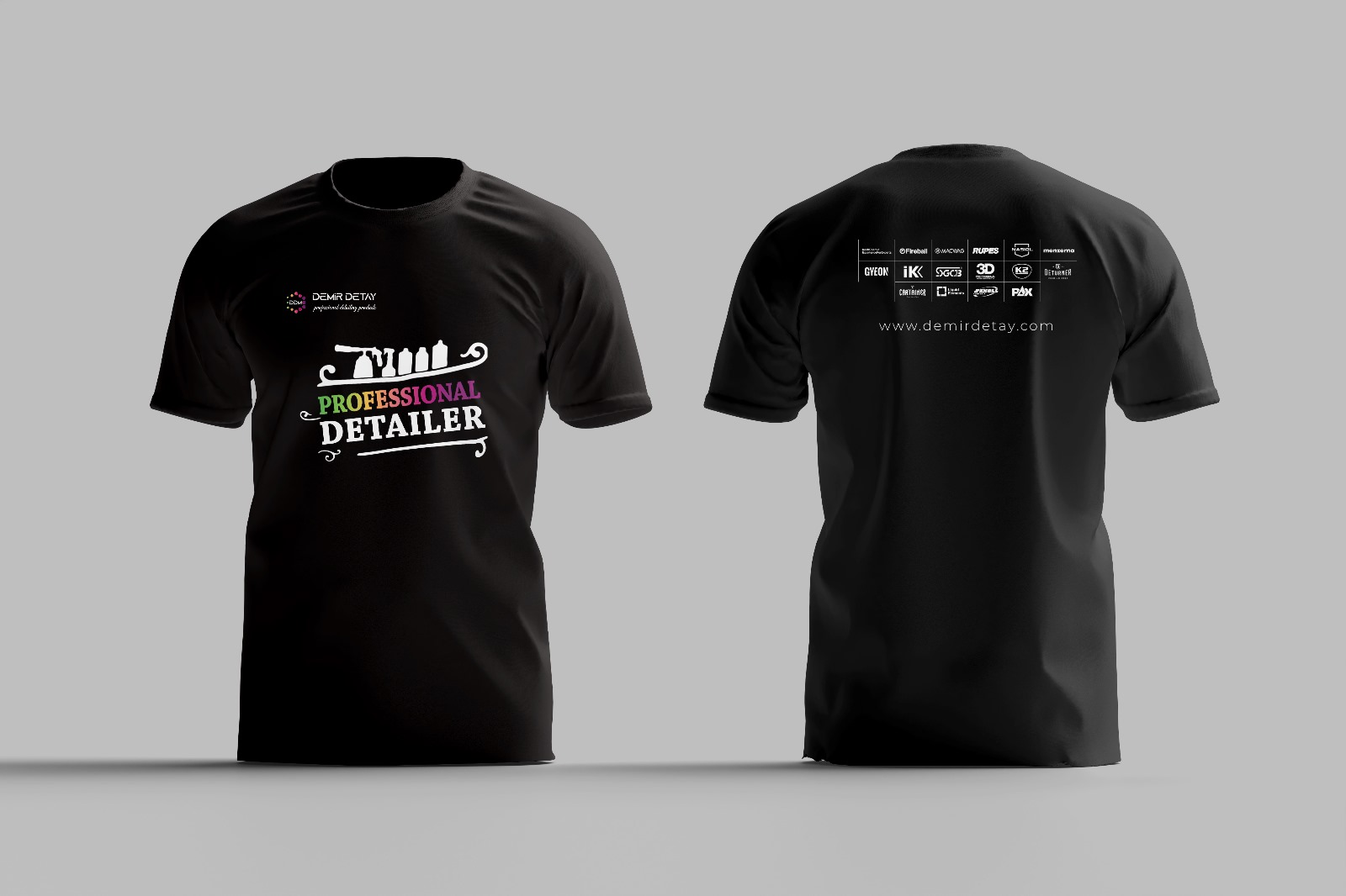 DDM Professional Detailer T-Shirt | Detailing ve Oto Bakım Temalı Tişört