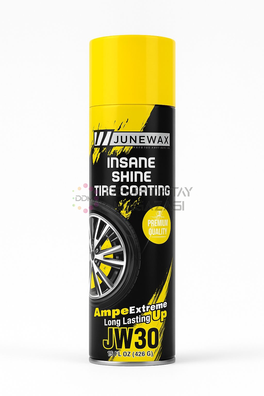 JuneWax JW30 Extreme Shine Tire Lastik Parlatıcı Koruyucu Aerosol 600ml