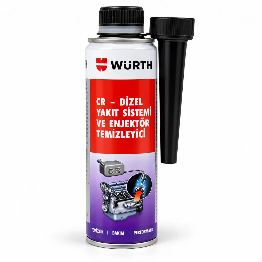 Würth CR Dizel Yakıt Sistemi ve Enjektör Temizleyici 300 ml