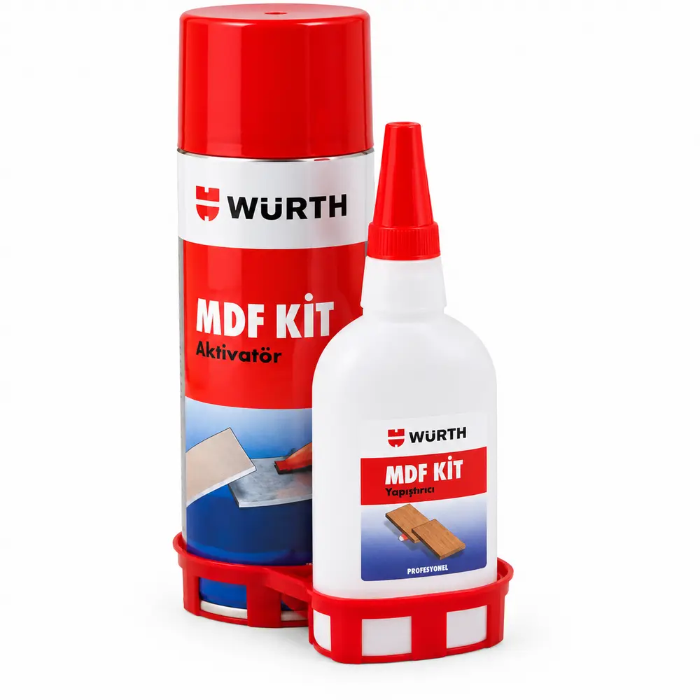 Würth MDF Kit 2 Komponentli Hızlı Yapıştırıcı 100 + 500 ml