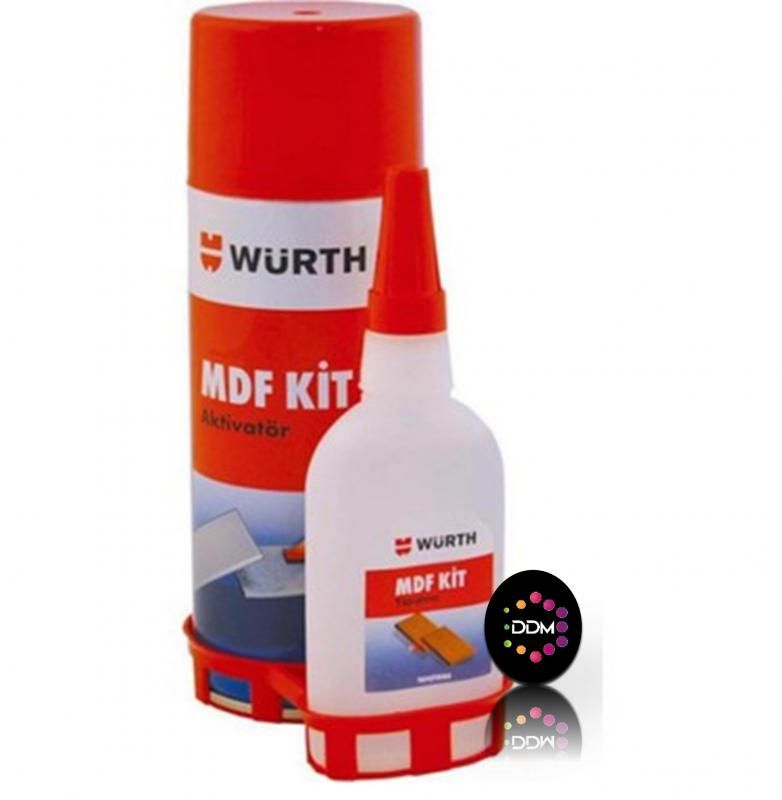 Würth mdf kit 2 komp.hızlı yapıştırıcı-100-500ml