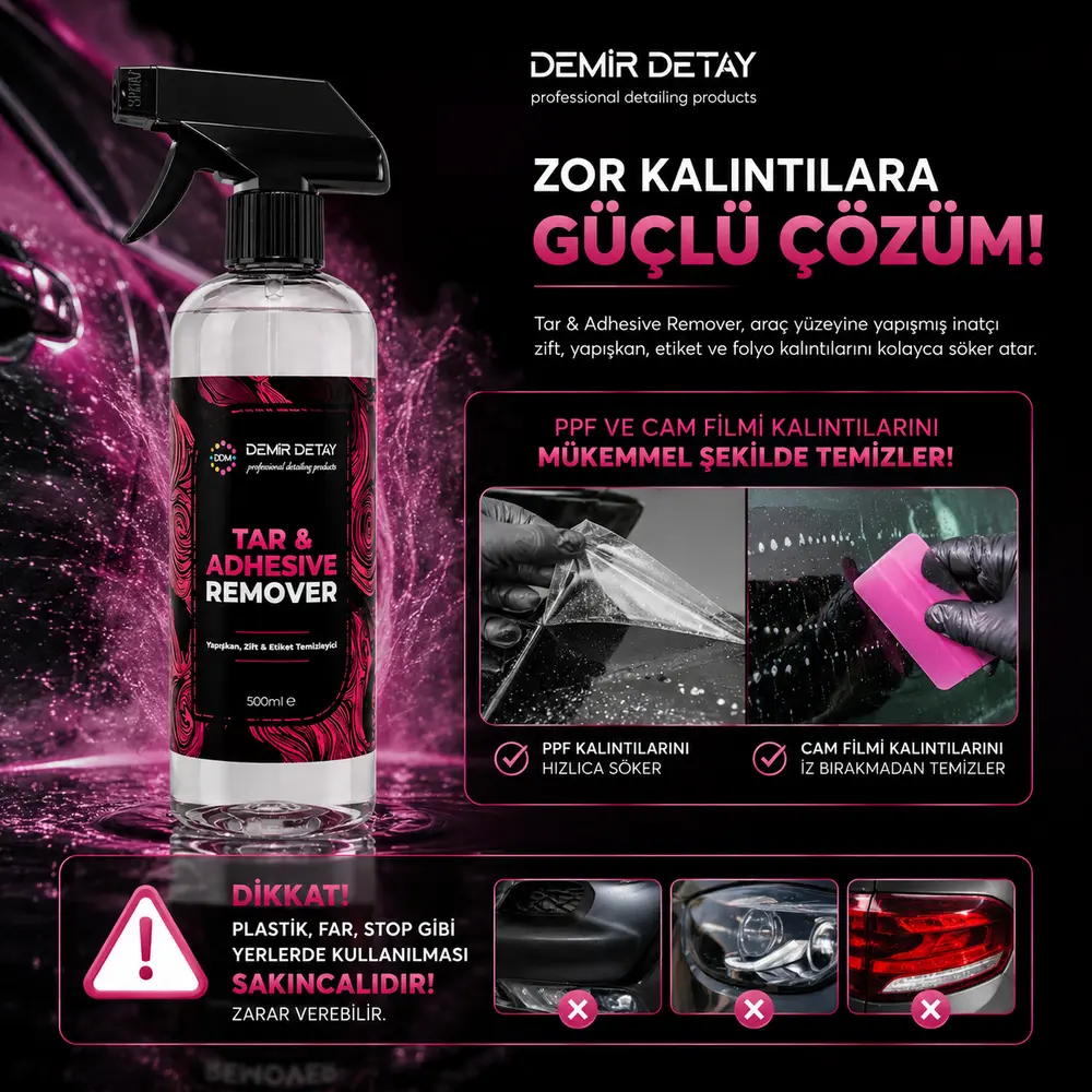 DDM Tar Remover 500 ml | Zift, Katran, Reçine ve Yapışkan Sökücü